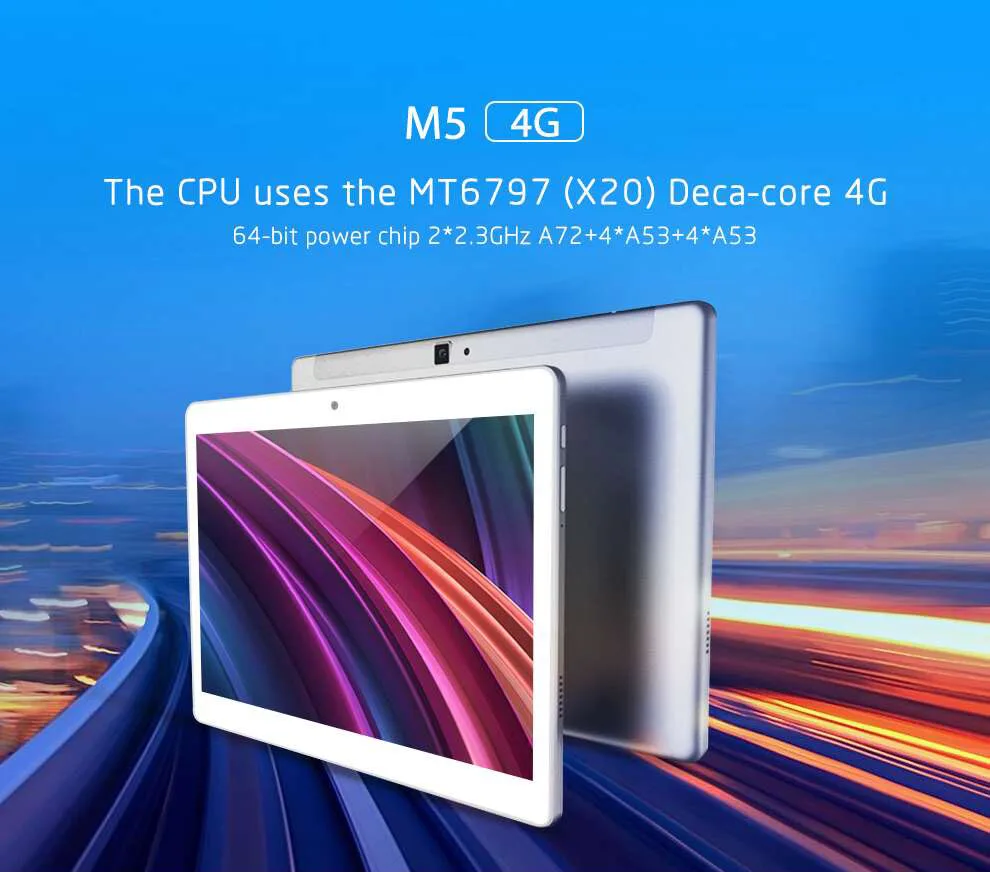 Alldocube M5 Планшеты PC 10,1 дюймов 1600*2560 4G Телефонный звонок Tablet PC MTK6797 X20 Дека core Android 8,0 4G B Оперативная память 6 4G B Встроенная память