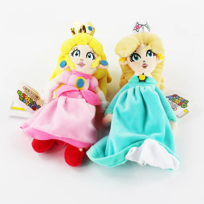 XINTOCH Super Mario Bros мягкая, плюшевая игрушка кукла персик розалина принцесса кукла мягкая игрушка, новогодний подарок для детей Прямая доставка