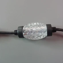 500X Dream color WS2811 D33mm 360 градусов 3D эффект светодиодный пиксельный светильник с кристаллами 20 штук/