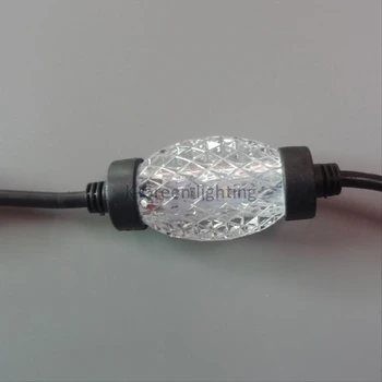 

500X Dream color WS2811 D33mm 360degree 3D effect led pixel light crystal cover 20PCS/string express free shipping