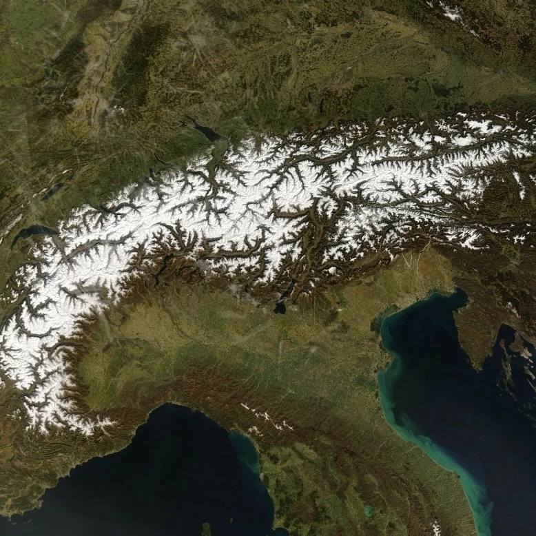 The Alps Poster Print (15 x 12)