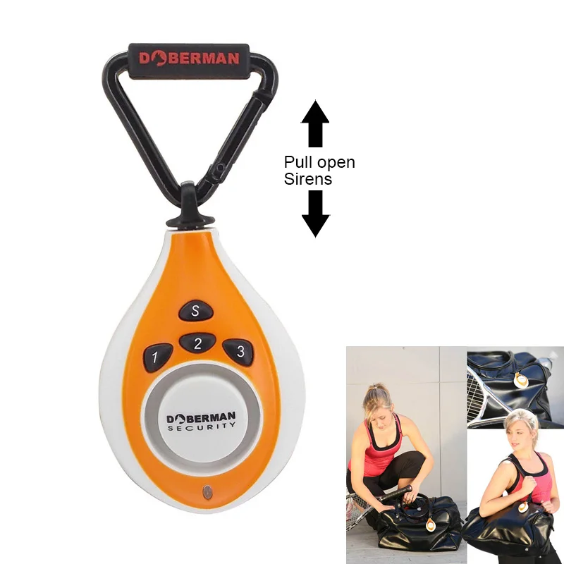 

Personal Alarm Sensor Backpack Anti-theft Portable Outdoor Survival Emergency Self Defense Device LCC77