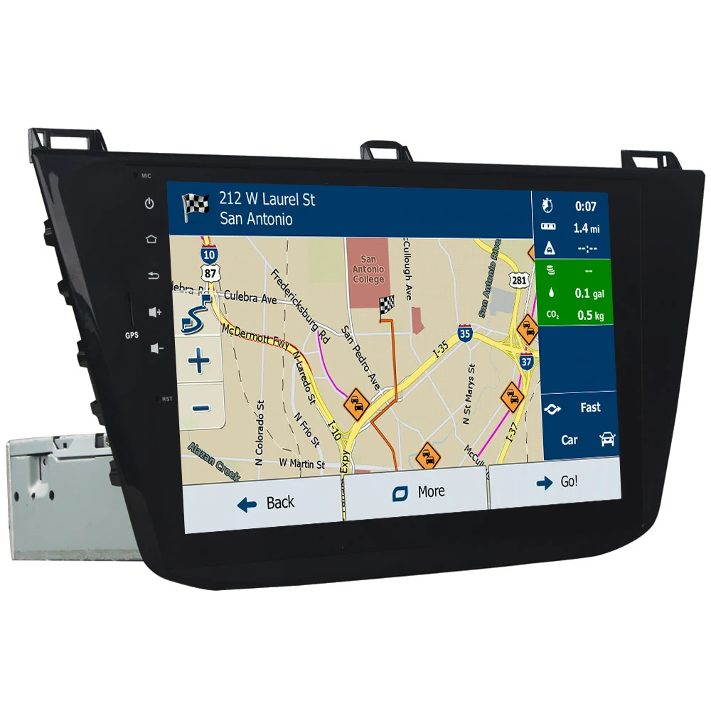 Sale 10.1" IPS Octa Core 4G Android 8.1 4GB RAM 64GB ROM RDS FM Car DVD Player Radio GPS Glonass For Volkswagen VW Tiguan 2016-2018 3