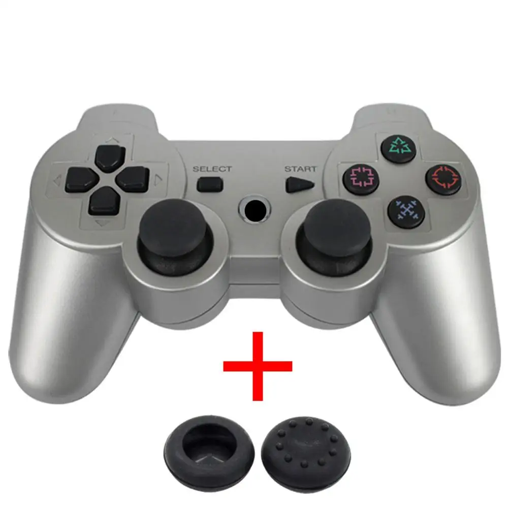 Blueloong игровой контроллер для playstation 3 для DUALSHOCK 3 SIXAXIS для SONY PS3 контроллер беспроводной Bluetooth джойстики - Цвет: Красный