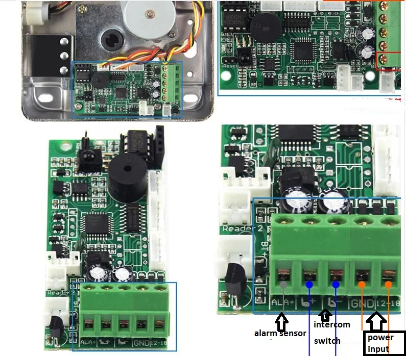 Дистанционное управление электронный RFID дверной замок для ворот/умный электрический замок магнитный индукционный дверной вход система контроля доступа 10 тегов