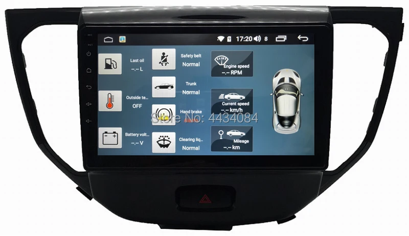 Ouchuangbo 9 дюймовый IPS Экран Автомобильные gps Головные устройства для FAW R7 Поддержка 8