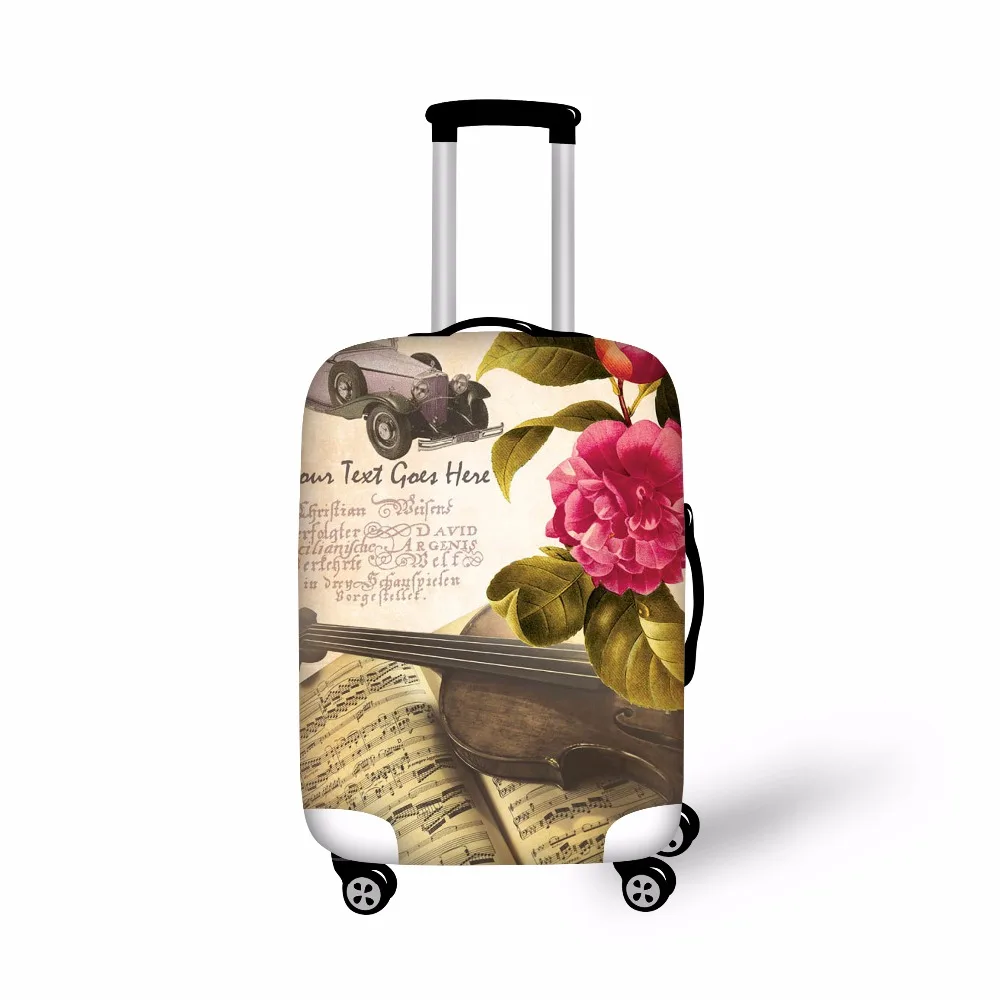 FORUDESIGNS Luggage Protective Cover 28 Inch,3D Floral Printing Luggage