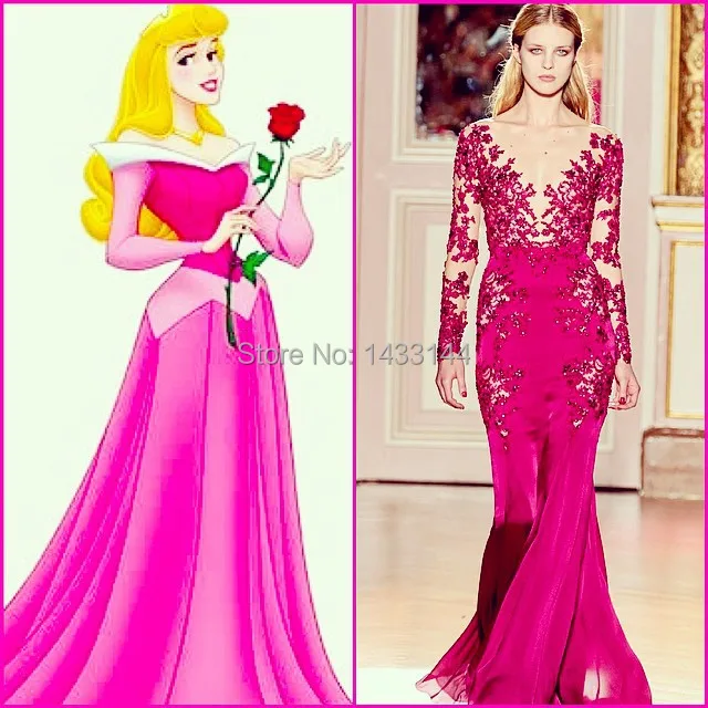 Princess Fuschia Floor Length Liques Evening Dresses 2017 Y Princess Fuschia Floor Length Liques Evening Dresses 2017 Y Sheer Lace Chiffon Wedding Guest Formal Gowns Vestido In From Weddings
