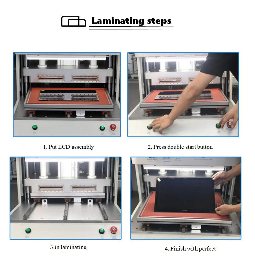 25 дюймов автоматический OCA вакуумный ламинатор ЖК-экран ламинатор COF OCF SCA ламинация для компьютерных планшетов Мобильный ремонт