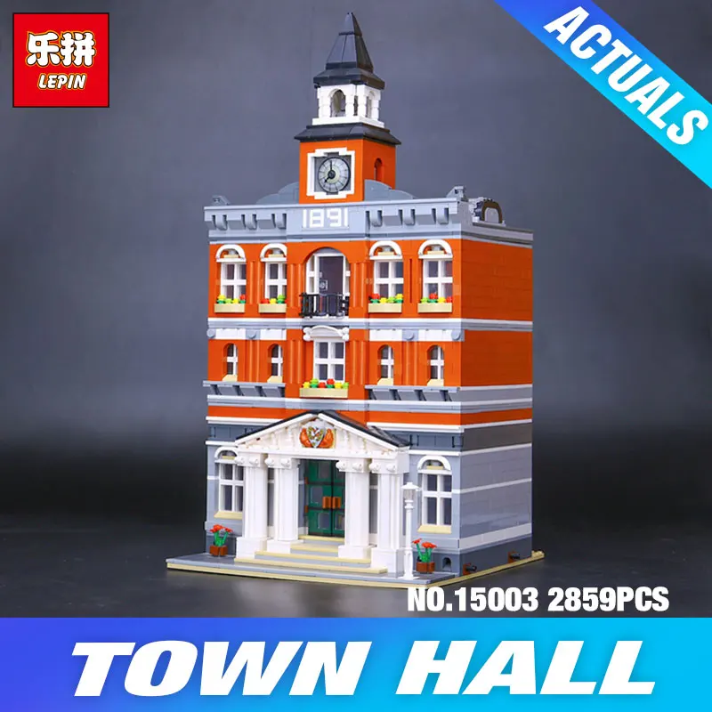 

DHL Lepin 15003 Creatored Modular Houses town hall 10224 Toys Model Building Blocks Bricks Educational Children Christmas Gifts