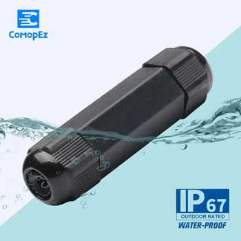 

3pin Wire Waterproof Terminal Connector Quickly Connected Sealed IP67 Retardant Junction Boxes