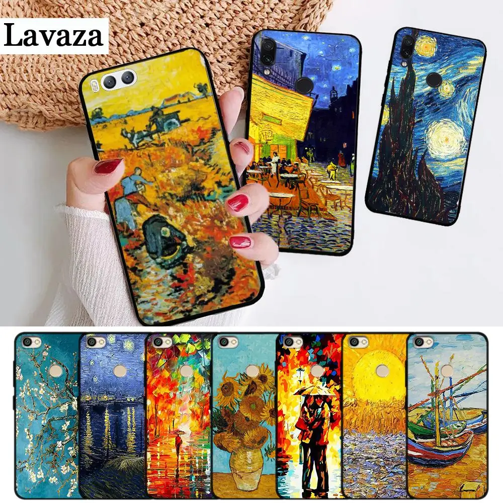 Lavaza Vangh Starry Night Tardis Silicone Case for Xiaomi Redmi 4A 4X 5 5A 6 6A 7 7A 8 8A K20 Pro Plus S2 Go | Мобильные телефоны и