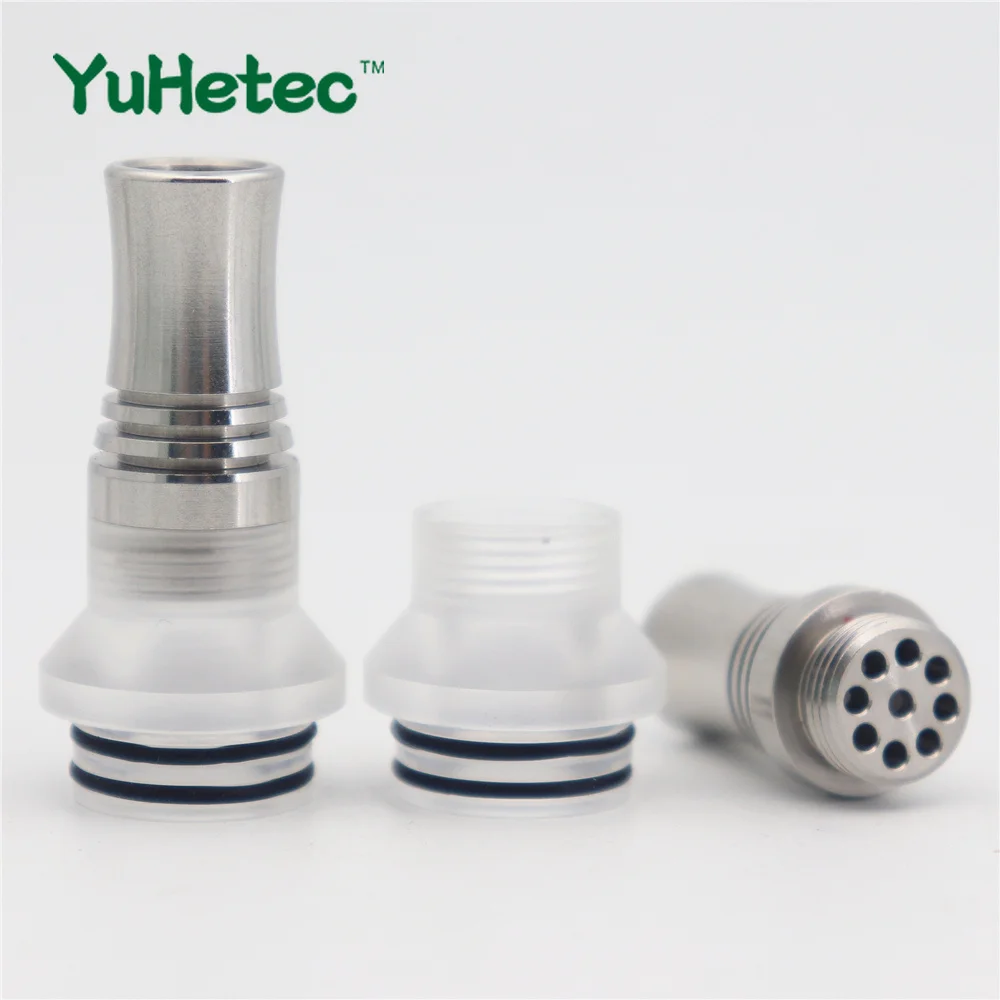 YUHETEC 2pcs 810 510 9 Holes Long Drip Tip Prevent Eliquid From Slopping Mouthpiece For RDA RTA Tank 810 YUHETEC 2pcs 810 510 9 Holes Long Drip Tip Prevent Eliquid From Slopping Mouthpiece For RDA RTA Tank 810