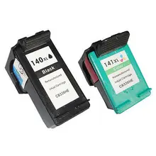 2Pk чернильный Картридж для HP 140 141 для HP Officejet J5725 J5730 J6410 J6413 J5783 D5363 C4410 C4283 C4343 C5240 для hp 140xl 141x