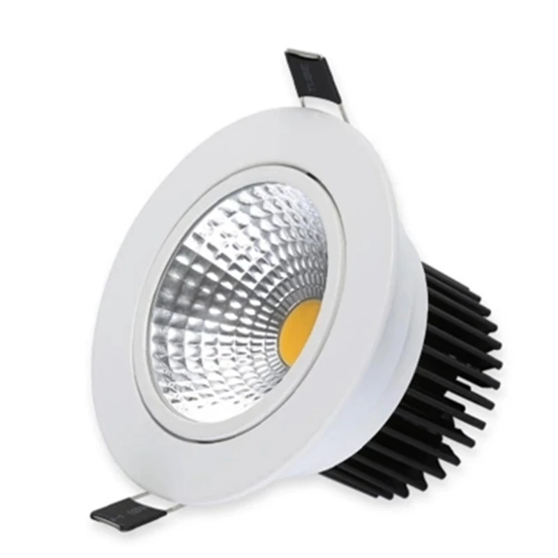 Светодиодный светильник с регулируемой яркостью 5 Вт/7 Вт/9 Вт/15 Вт COB вниз светильник AC85-265V светодиодный светильник Внутреннее освещение