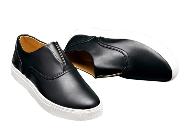 Мужская модная обувь из натуральной кожи с вырезами, большие размеры 46, 47, 48, дышащая повседневная обувь на плоской подошве мужские лоферы без шнуровки