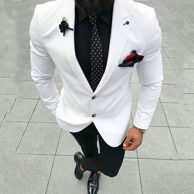 Latest Coat Pant Designs White Men 