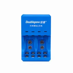 4 слота Doublepow DP-K33 светодио дный Многофункциональный Интеллектуальный быстрого Зарядное устройство для 1,2 В AA/AAA Ni-CD/Ni-mh /9 В аккумуляторные
