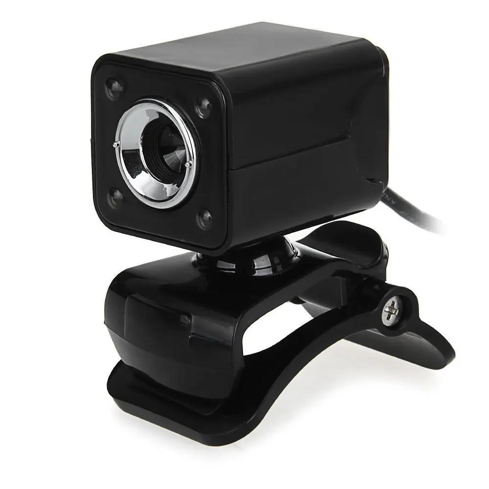 1080P 800W 4 LED HD cam Camera + USB 2.0 Microphone for Computer PC