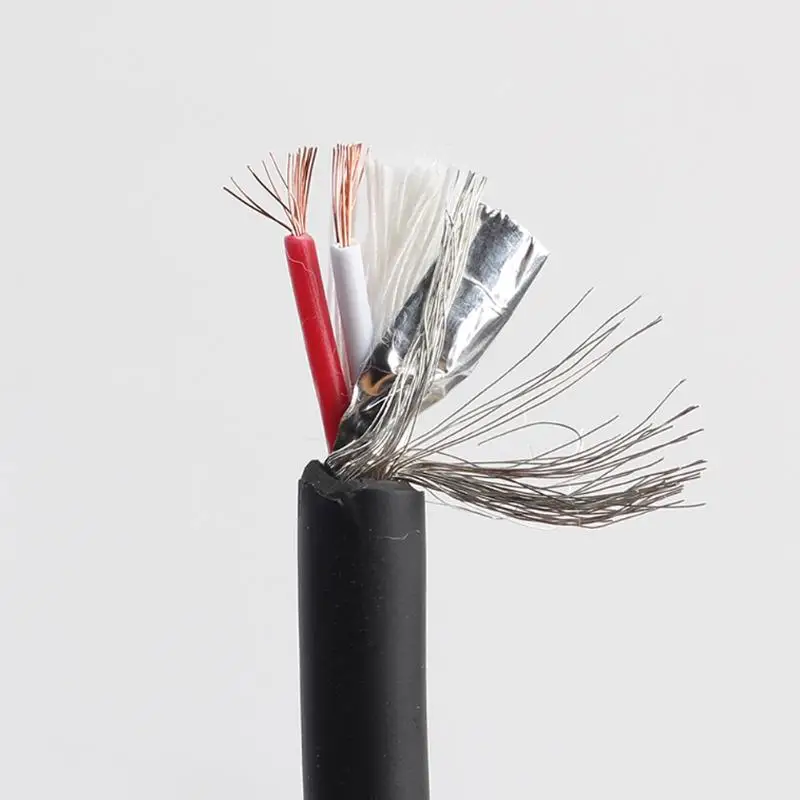 3M-30M Double Shield 2 Core Microphone Cable Oxygen-Free Copper DIY XLR Audio Cable for Karaoke Meeting Room Engineer