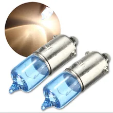 2 pces 12v 6w baxter 9s h6w super branco 5000k carro auto xenon sidelight lâmpadas de sinal de volta lâmpada lâmpadas carro fonte de luz