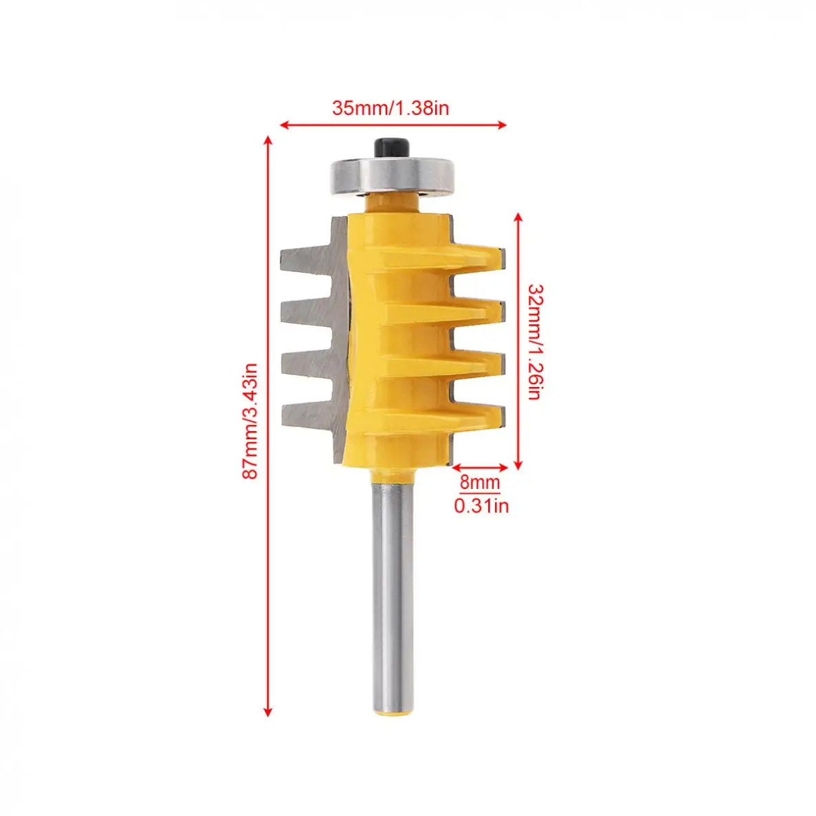 TORO 1 / 4 Angle Milling Cutter Handle Electric Cutting Tool Woodworking Cutter Engraving Machine Milling Cutter