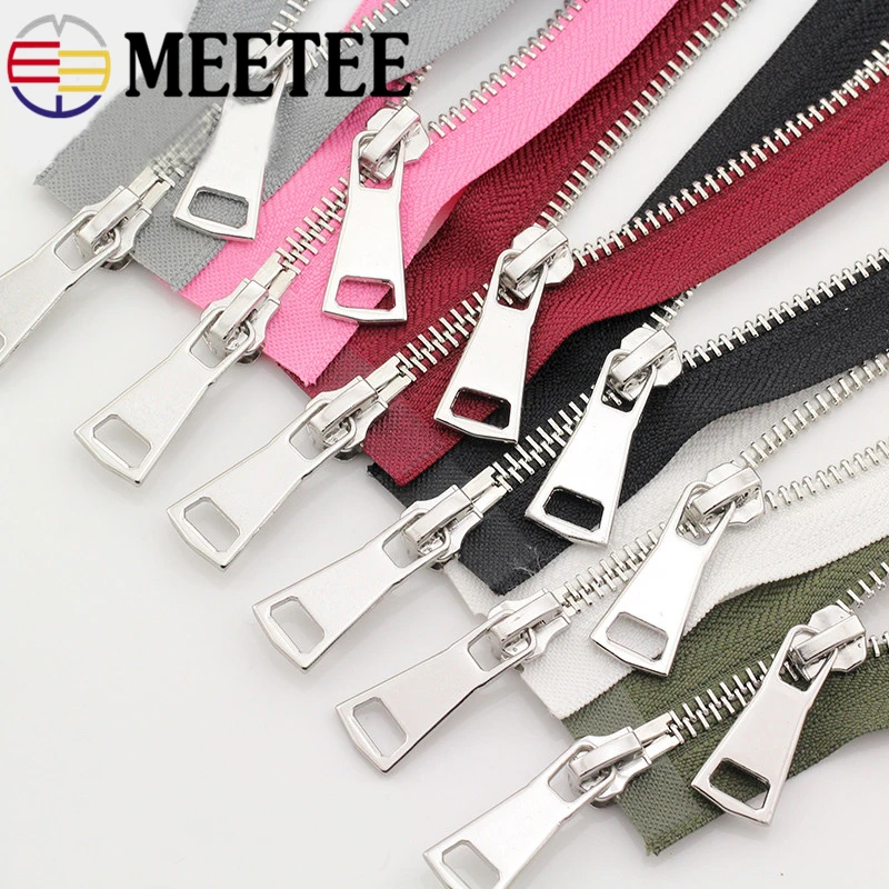 10 шт. Meetee 5# мультфильм Медведь Fix Zipper DIY Zip слайдер Ремонтный комплект Замена для молнии Швейные Портной инструменты аксессуары для одежды