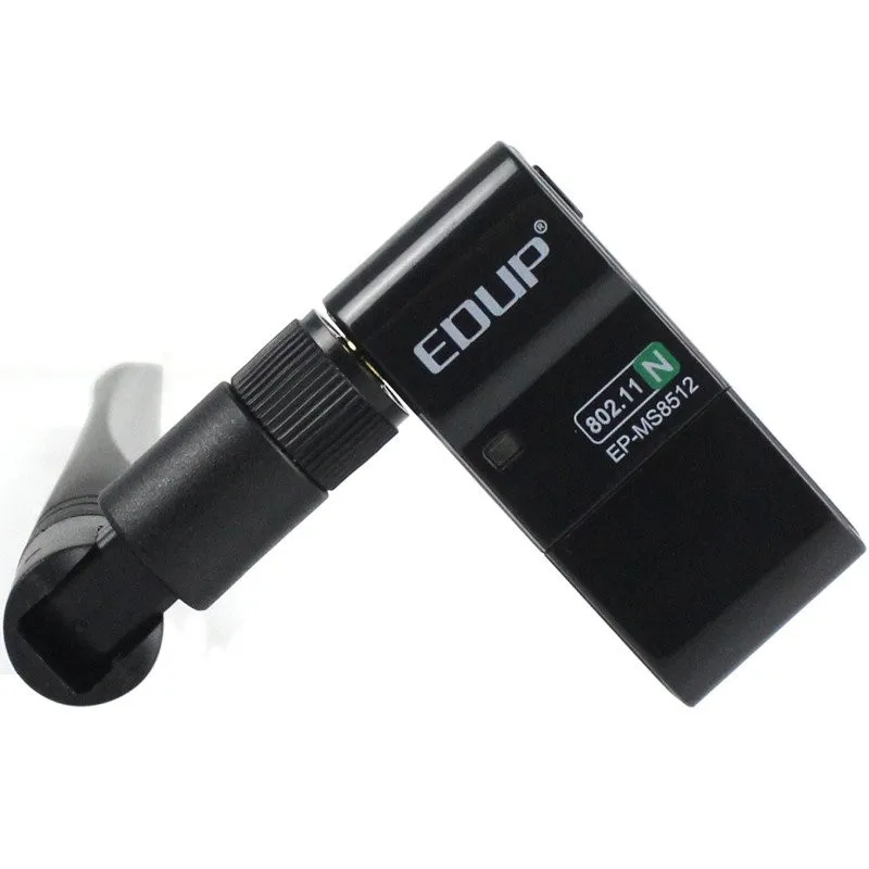 RTL8191SU 300 Мбит/с высоким коэффициентом усиления беспроводной USB адаптер mini 802.11n EDUP EP-MS8512 WiFi USB беспроводная сетевая карта с 6dBi антенной