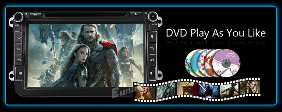 Flash Deal Eunavi Android 8.0 Octa Core 4GB RAM Car DVD for VW Passat CC Polo GOLF 5 6 Touran EOS T5 Sharan Jetta Tiguan GPS Radio Seat A 22
