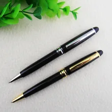 10 шт./лот металлическая шариковая ручка на заказ вращающаяся металлическая шариковая ручка бизнес подарки черная металлическая оригинальная ручка может быть напечатана логотип