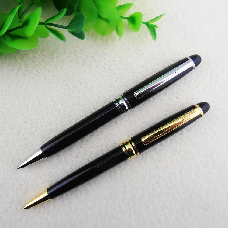 

10pcs/lot Custom metal ball pen rotating n business gifts printed logo