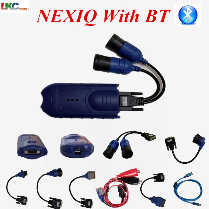 

DHL Free NEXIQ USB Link 125032 For Diesel Truck Diagnostic Tool NEXIQ2 With Bluetooth USB Link with All Installer+Software NEXIQ
