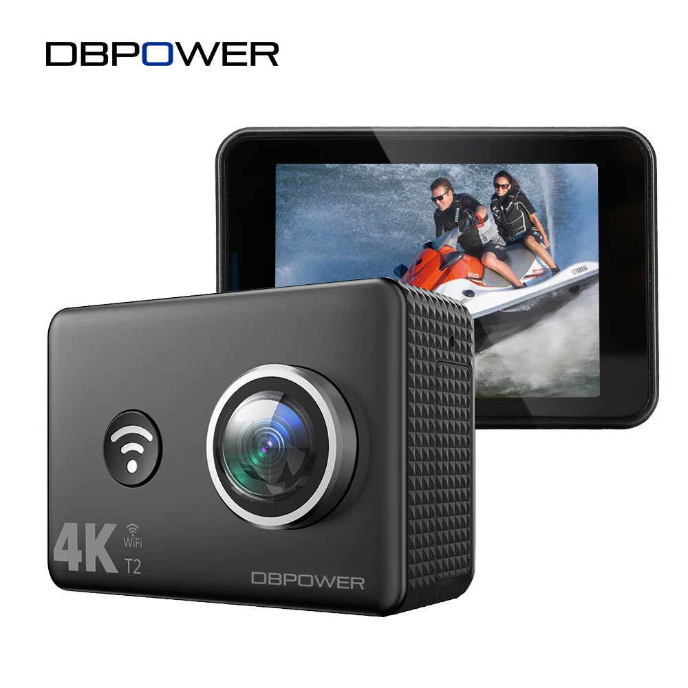 DBPOWER T2 Sports Action Camera 14MP Utral HD Wifi Cam Underwater