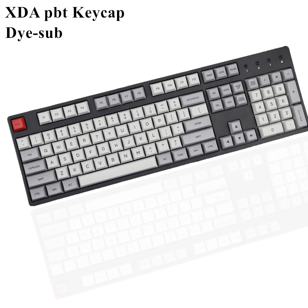 

Cool Jazz in stock R1 XDA Dye-sub 109 Keys pbt Keycap For MX Switches Mechanical Keyboard Granite layout Keycaps