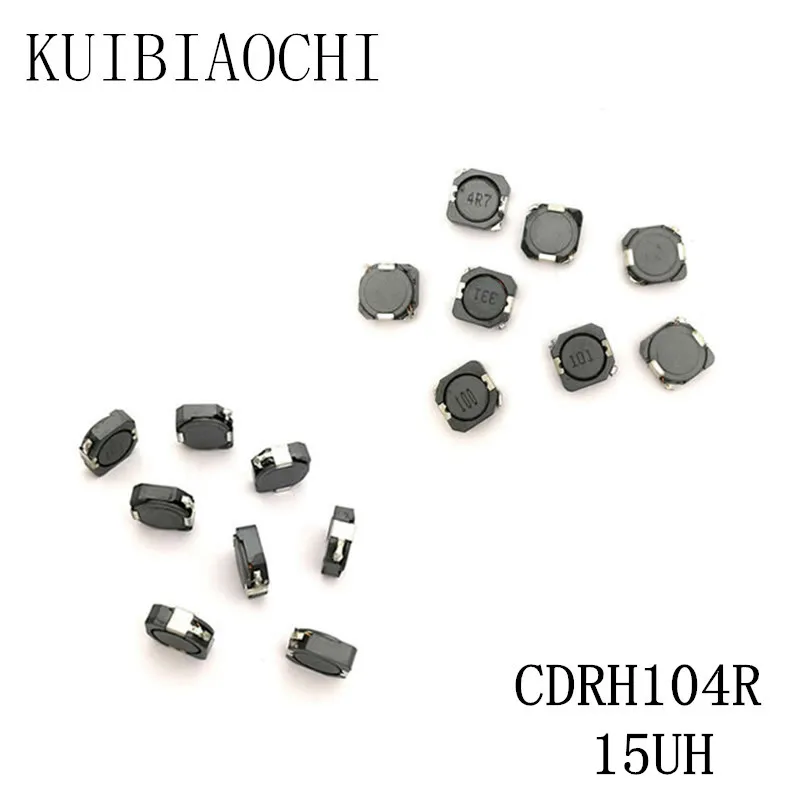 10 шт./лот SMD силовой индуктор CDRH104R 15UH 150 10*10*4 мм экранированная обмотка индуктора |