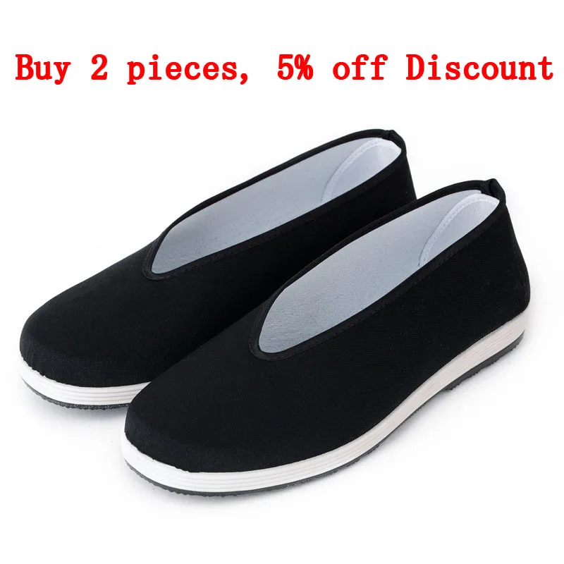Billig Alten Peking Chinesischen Traditionellen Schuhe Jugend Bruce Lee Kampfkunst Kung Fu Tai Chi Taekwondo Schuhe Gummi Sohle Tuch Unisex