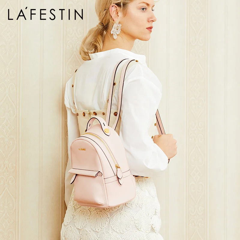 

LA FESTIN 2019 spring new female backpack small School backpack travel bags Light and durable Stylish and beautiful