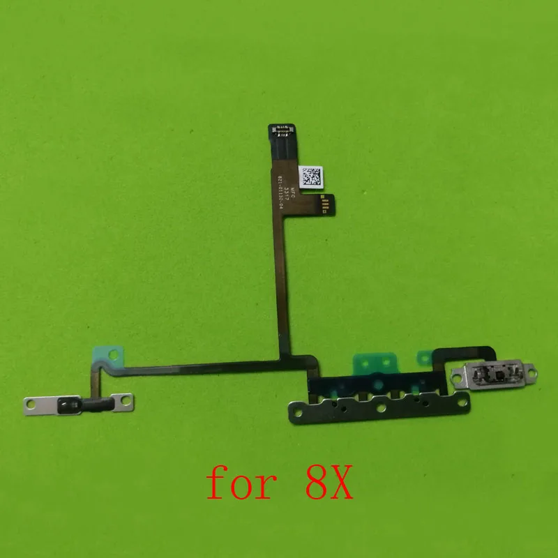 Download Volume On Off Switch Button flex cable ribbon For apple iphone X 8X Silent mute side key with ...