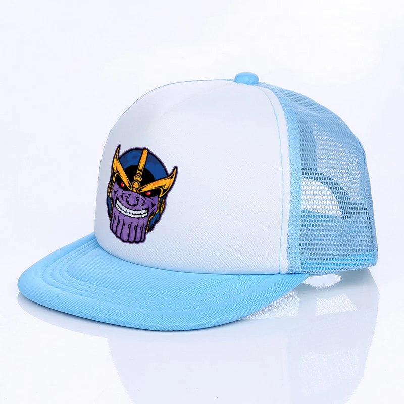 Mavel Мстители: Бесконечная война танос Snapback шляпа для взрослых Infinity Gauntlet хип-хоп кепка детская железная Мужская регулируемая бейсболка YF020