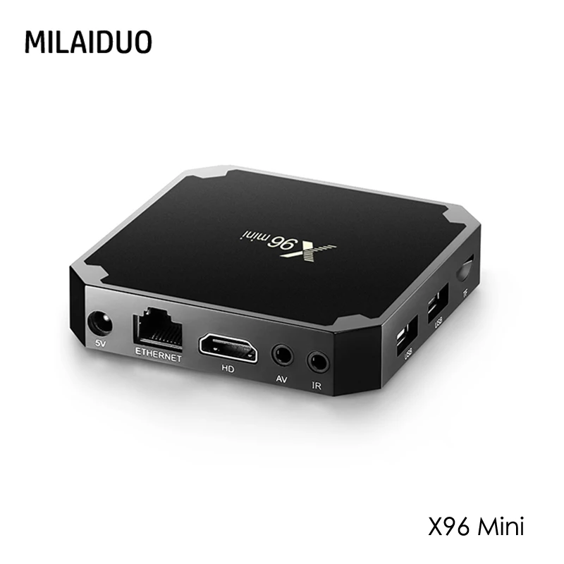 

X96 Mini S905W Android Smart Set Top TV BOX Android 7.1 2GB 16GB Amlogic Quad Core 2.4GHz Wireless WiFi Media BOX 1GB 8GB