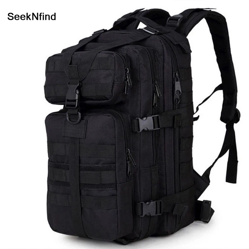 1000D Nylon Tactical Backpack Military Backpack Waterproof Army Rucksack Outdoor Sports Camping Hiking Fishing Hunting 28L Bag