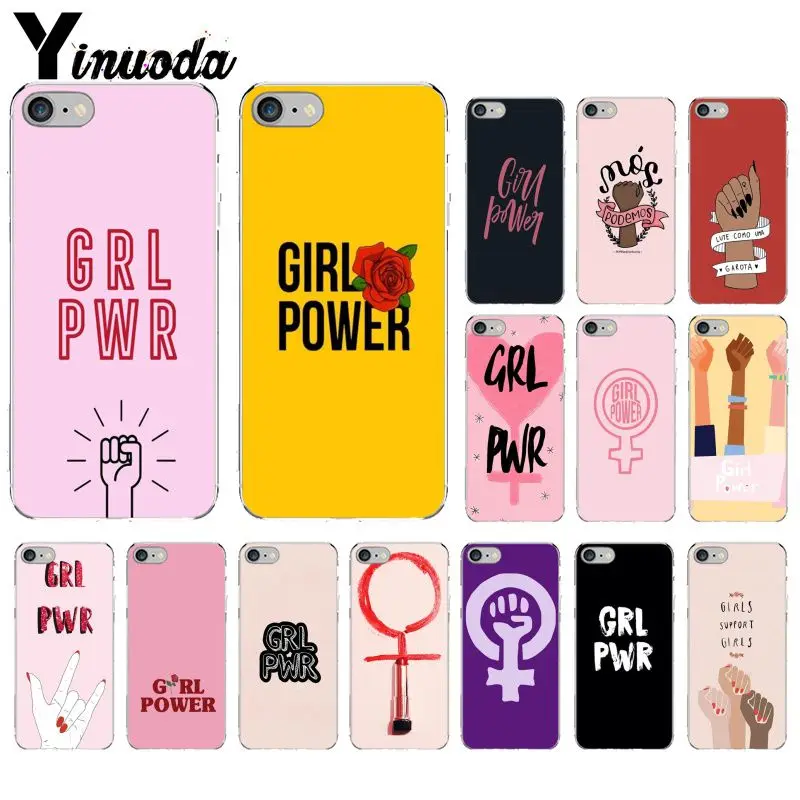 

Yinuoda feminist movement logo DIY Painted Beautiful Phone Case for Apple iPhone 8 7 6 6S Plus X XS MAX 5 5S SE XR Cellphones