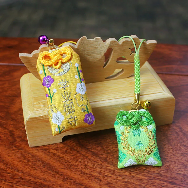 1 шт. традиционный брелок для ключей Omamori Fortune свадьба любовь успех в Wok