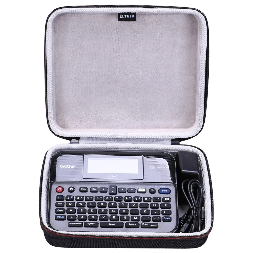 LTGEM EVA Жесткий Чехол для Brother P-Touch PTD600 PC Соединительная этикетка производитель-Дорожная Защитная сумка для хранения