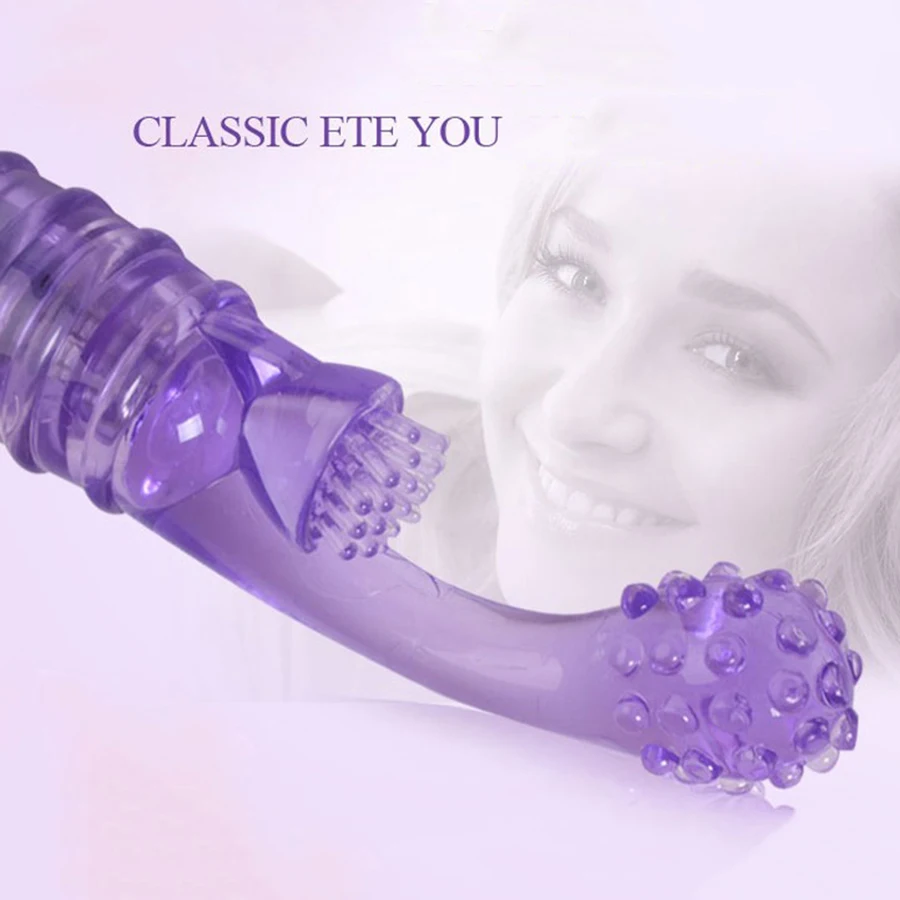 hb002 Massage Stick girls Masturbation Finger Vibrator (24)