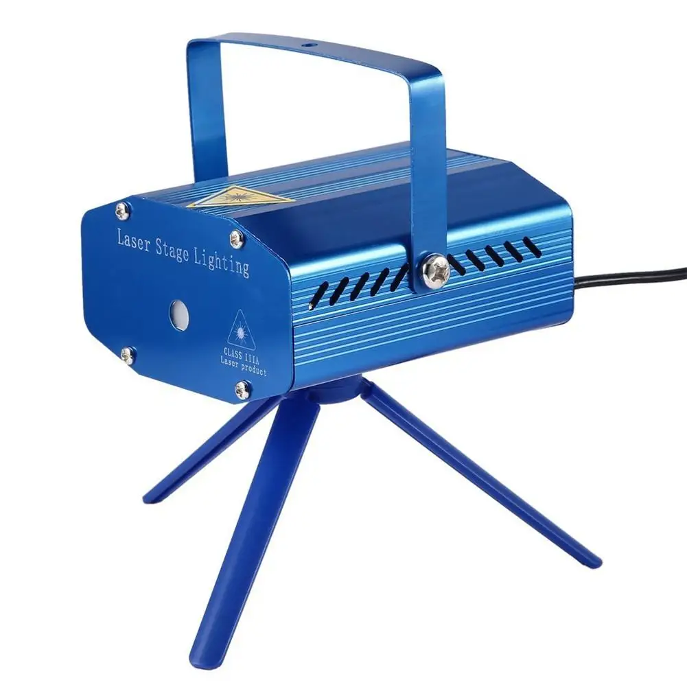

Mini R&G 110-240V Adjusting DJ Disco Party LED Laser Projector Stage Light DJ KTV Home Xmas Party Dsico LED Blue Stage Lighting