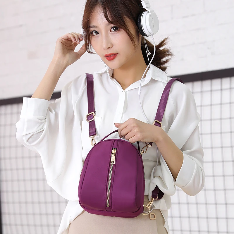 عارضة النايلون Crossbody حقيبة حقائب كتف رسول متعدد الطبقات الأعلى مقبض حقيبة للماء النايلون السيدات حقيبة يد كاجوال الفتيات حقائب