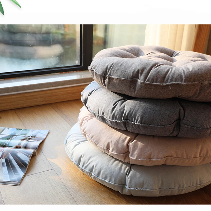 Thicken Elastic Soft Chair Seat Cushion Round Japanese Cushion Throw Comfortable Bar Chair Sofa Pillow Buttocks Chair Cushions Thicken Elastic Soft Chair Seat Cushion Round Japanese Cushion Throw Comfortable Bar Chair Sofa Pillow Buttocks Chair Cushions