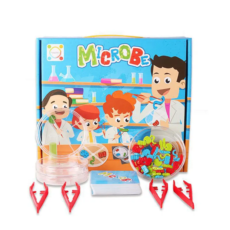 

Children Toy Microorganismes Science Experiment Tools Plastic Mini Unit Set Educational Toys For Kids Boys Girls Gift Biology