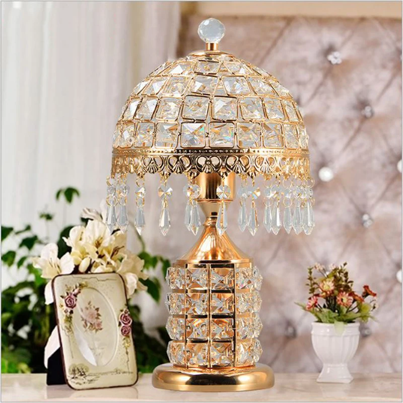 

Fashion Table Lamp E27 Crystal Table Lamp High-end Home Decoration Table Lamps